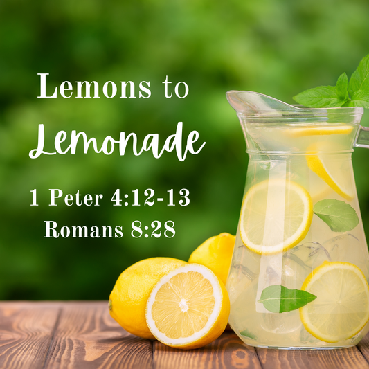 lemons to lemonade a scripture recipe