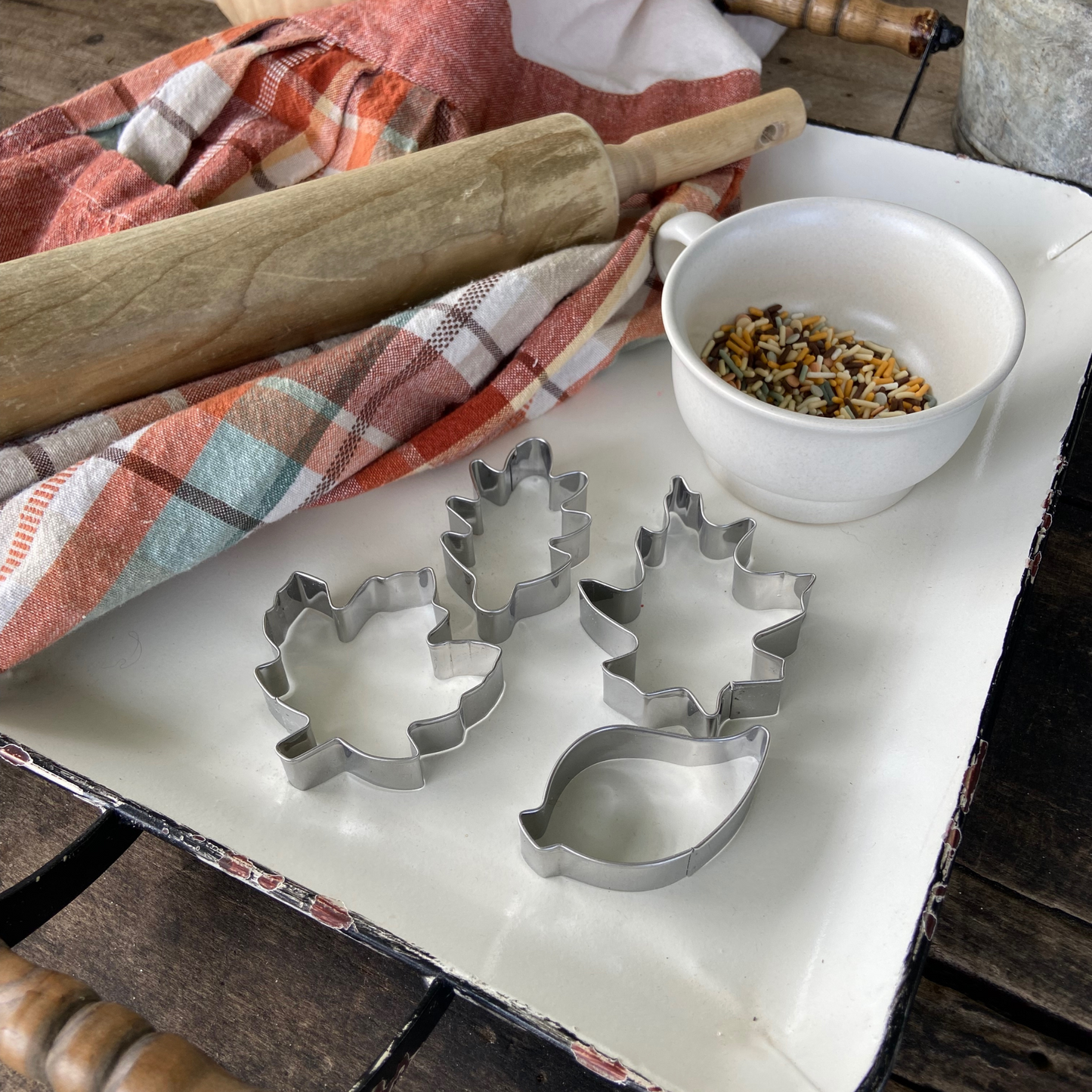 Maple Leaf, Oak Leaf, & Birch Leaf Cookie Cutter Stainless Steel