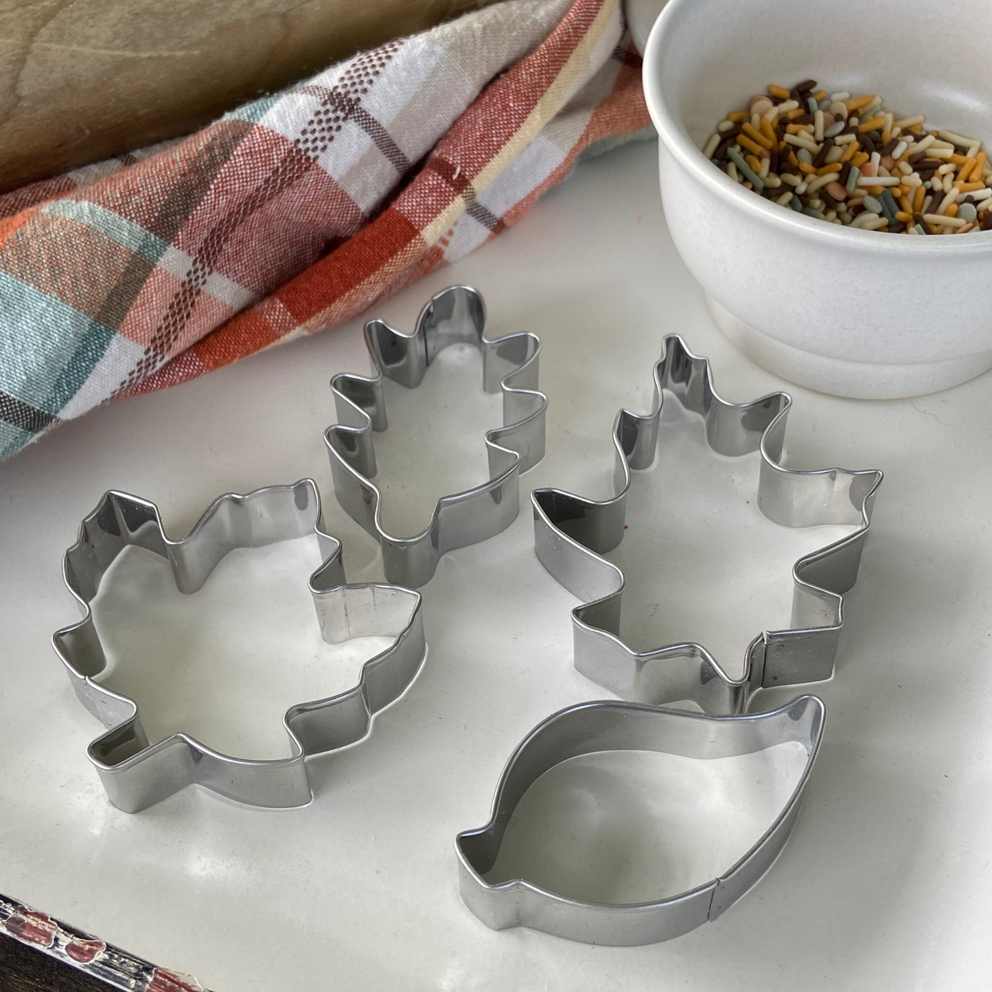 Maple Leaf, Oak Leaf, & Birch Leaf Cookie Cutter Stainless Steel