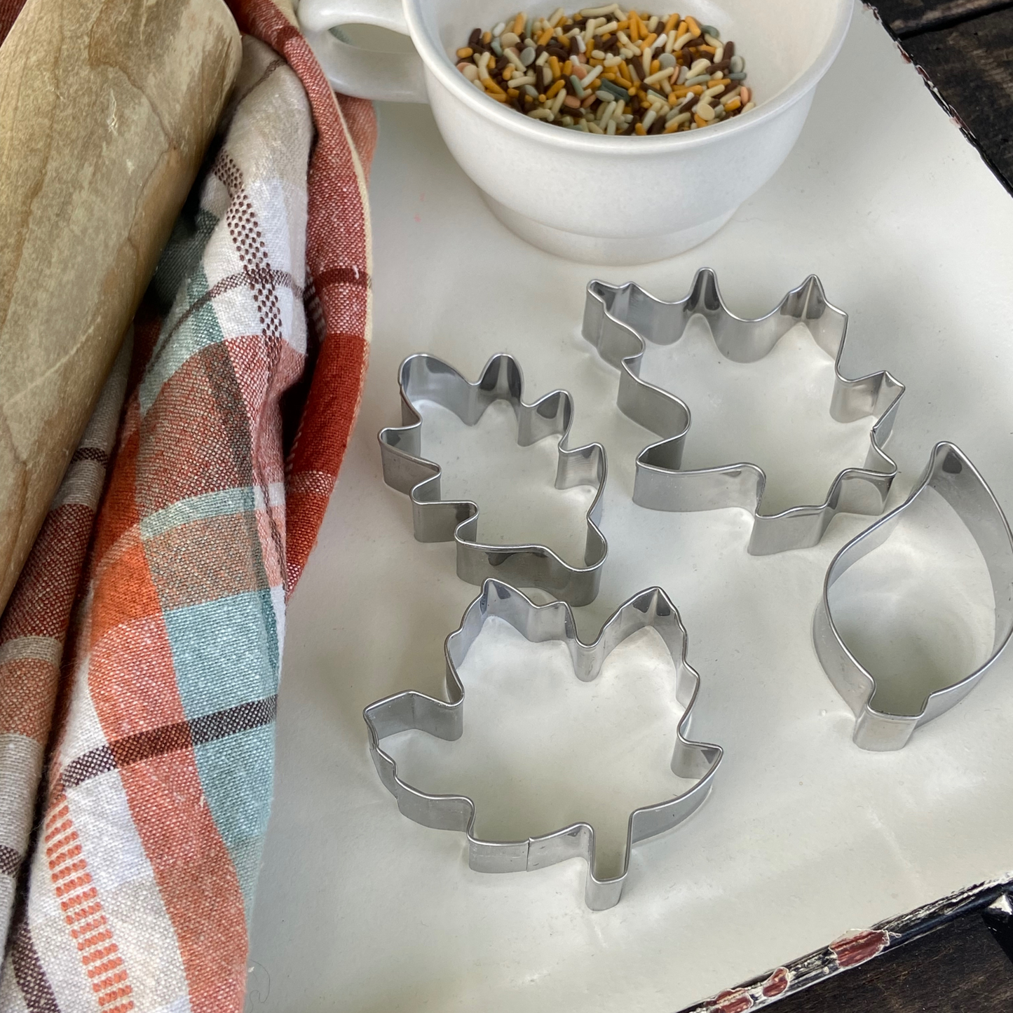 Maple Leaf, Oak Leaf, & Birch Leaf Cookie Cutter Stainless Steel