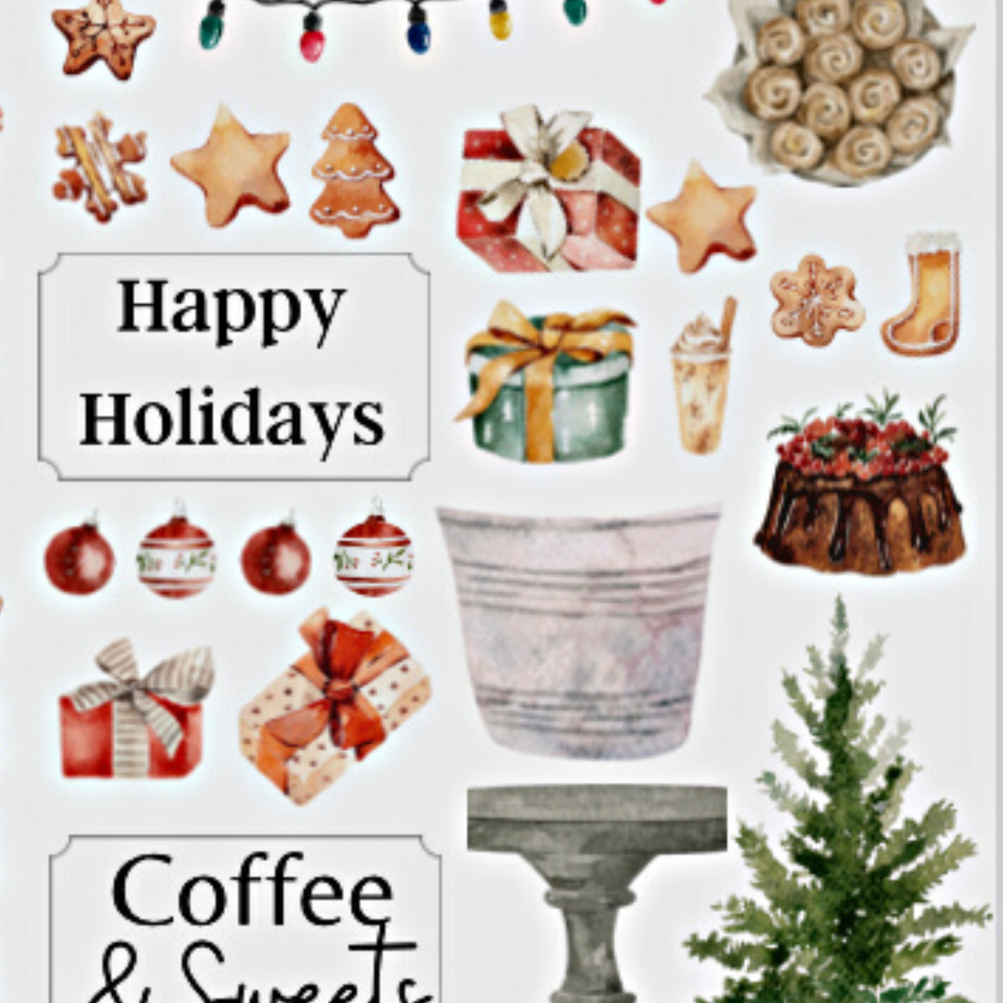 Christmas Bakery Card: All-In-One Card Kit, Holiday Cards DIY, Kits for kids, preteens & teens
